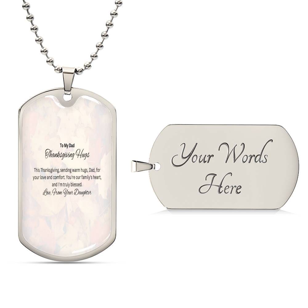 To My Dad on Thanksgiving | Your love and warmth bless us