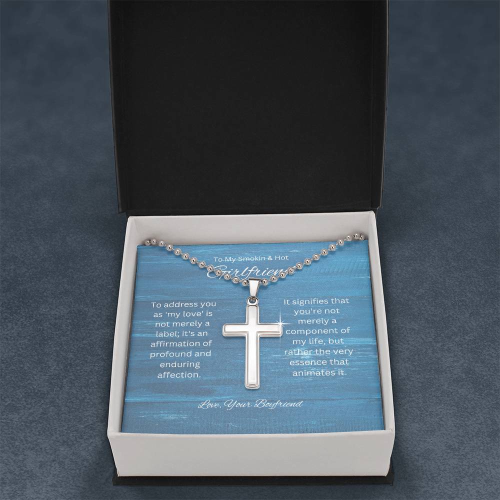 To My Priceless Girlfriend | Cross Piece | A rare symbol of my love