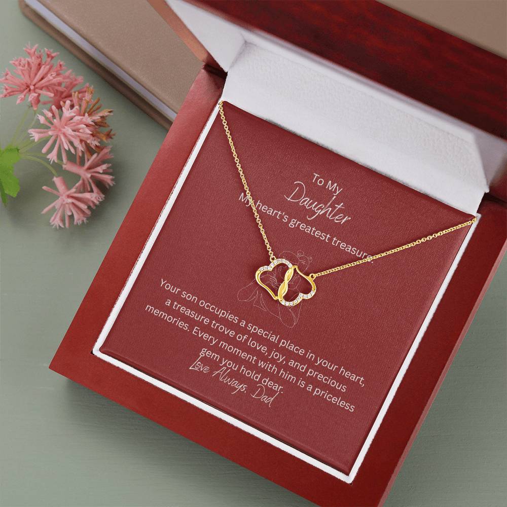 To My Daughter | This token Necklace is a reminder of our everlasting love