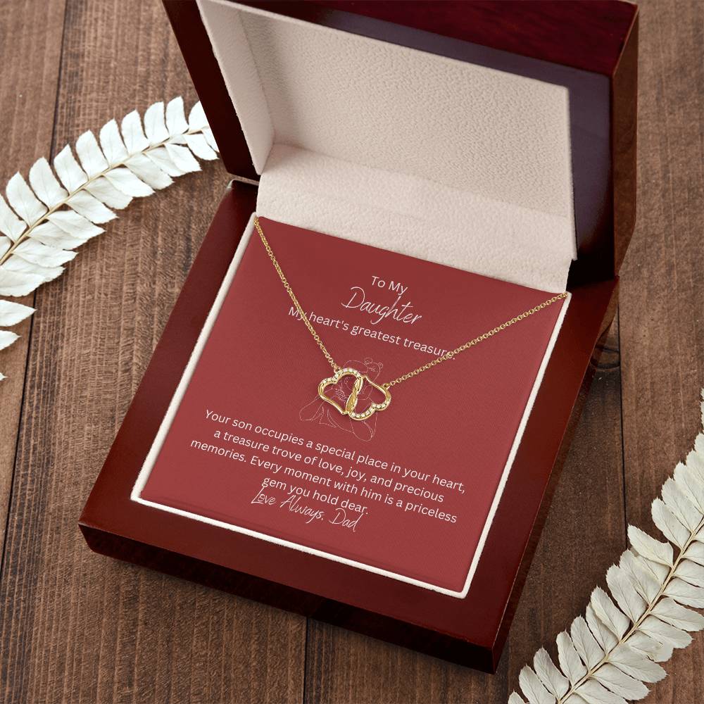 To My Daughter | This token Necklace is a reminder of our everlasting love