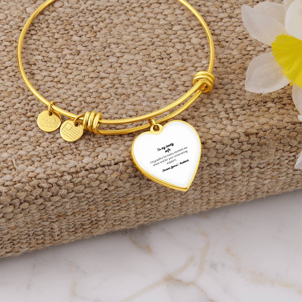 To My Soulmate | Gold Finished Bracelet | Appreciation for our love