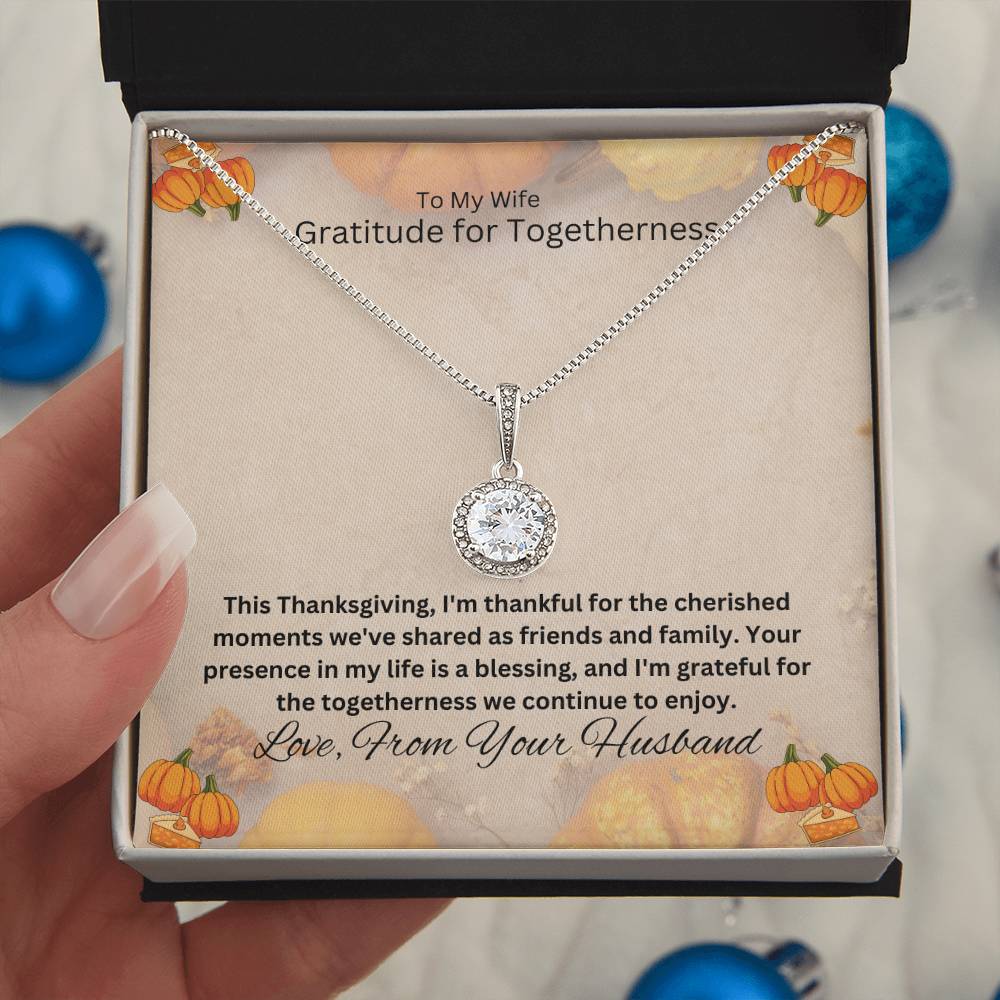 To My Friend on Thanksgiving | Eternal Hope Necklace | Happy Thanksgiving