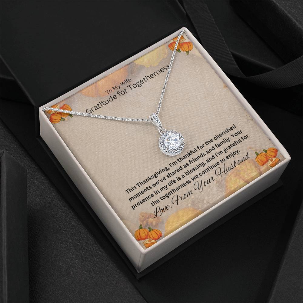 To My Friend on Thanksgiving | Eternal Hope Necklace | Happy Thanksgiving