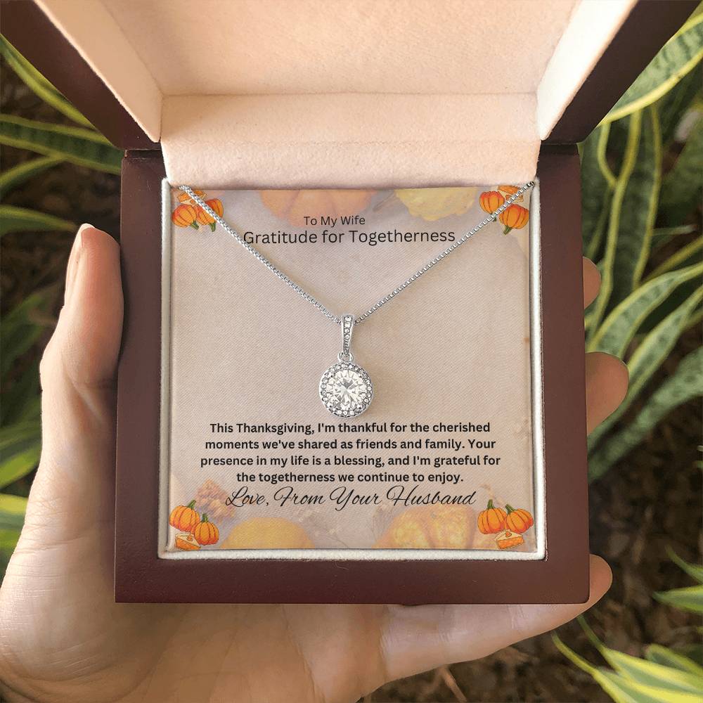 To My Friend on Thanksgiving | Eternal Hope Necklace | Happy Thanksgiving