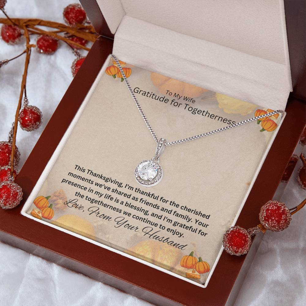To My Friend on Thanksgiving | Eternal Hope Necklace | Happy Thanksgiving