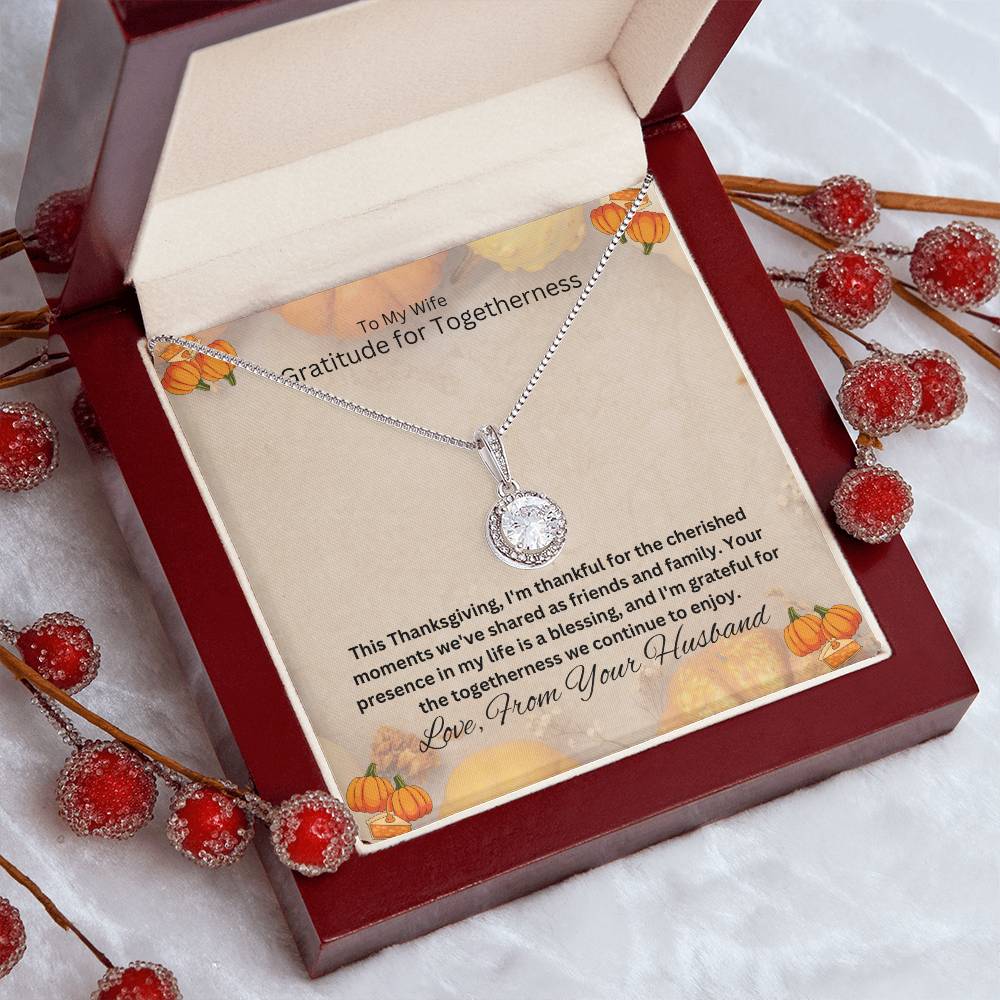 To My Friend on Thanksgiving | Eternal Hope Necklace | Happy Thanksgiving