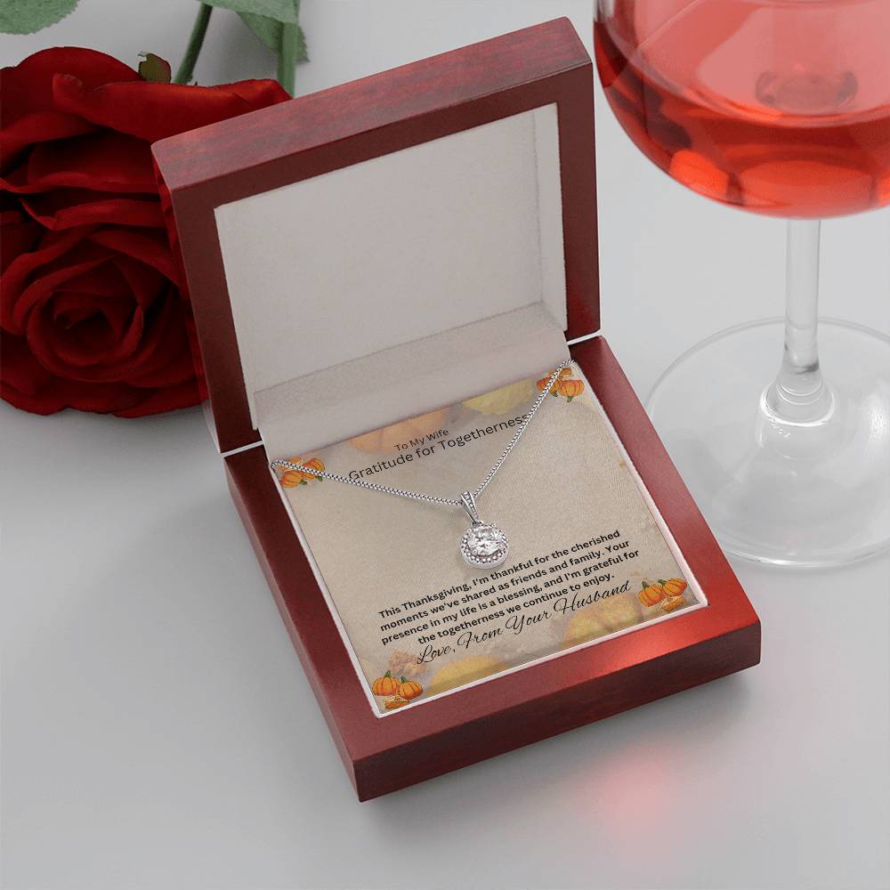 To My Friend on Thanksgiving | Eternal Hope Necklace | Happy Thanksgiving