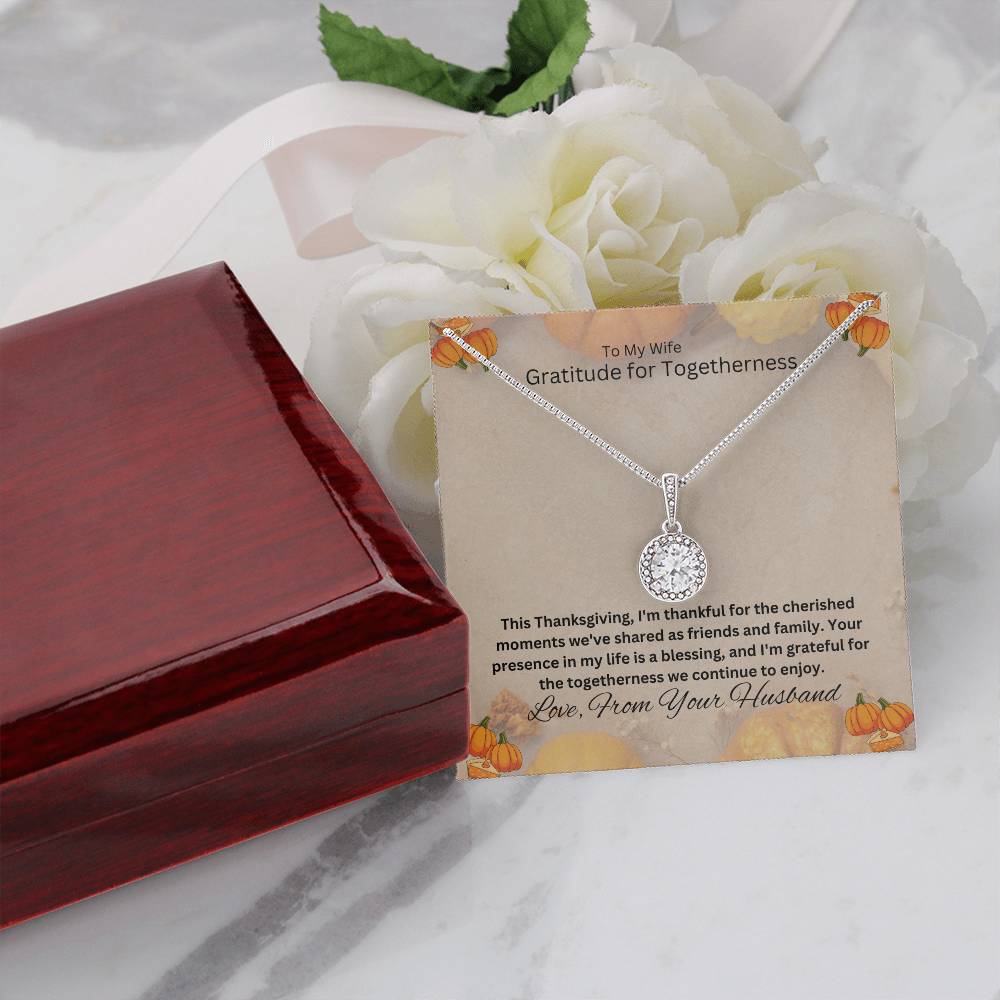 To My Friend on Thanksgiving | Eternal Hope Necklace | Happy Thanksgiving