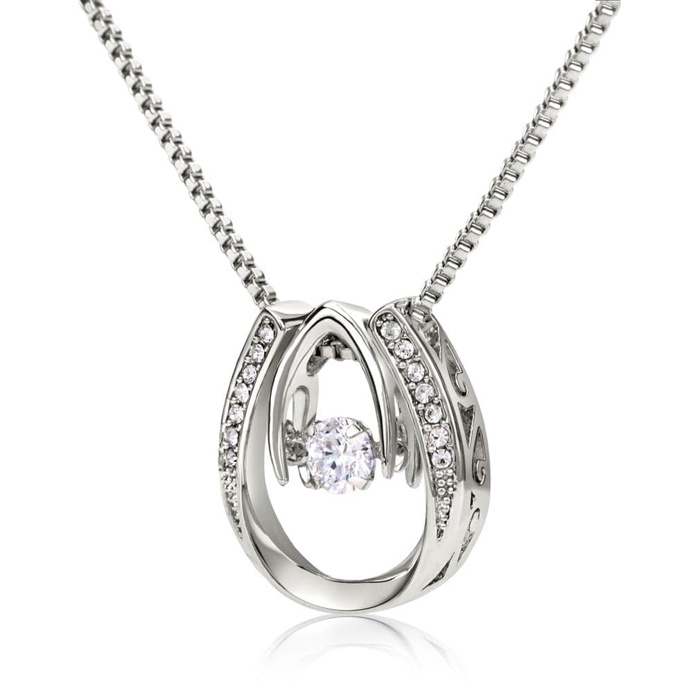 To My Beautiful Daughter | White Gold Over Stainless Steel Jewelry | A Perfect Gift for Halloween