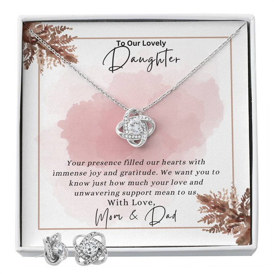 To Our Lovely Daughter | Love Knot | We love you so much