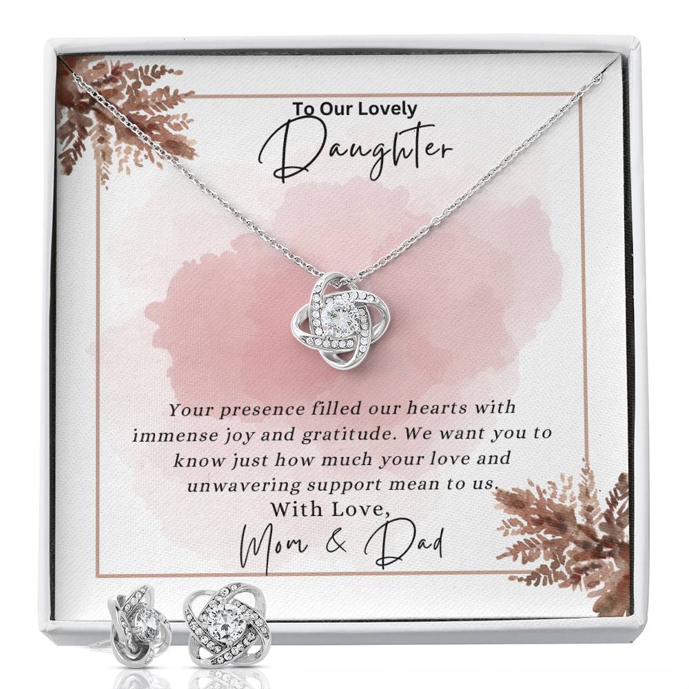 To Our Lovely Daughter | Love Knot | We love you so much