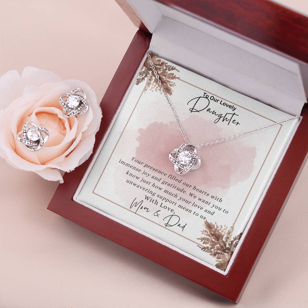 To Our Lovely Daughter | Love Knot | We love you so much