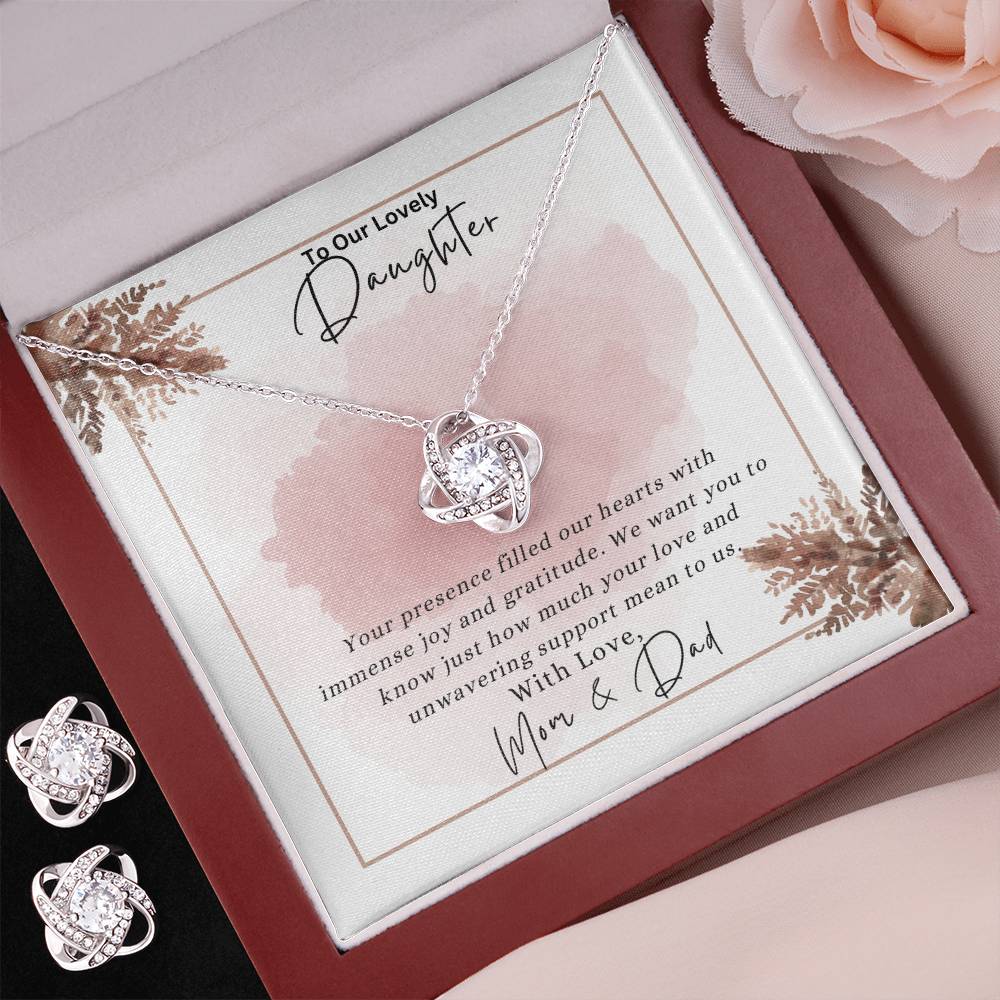 To Our Lovely Daughter | Love Knot | We love you so much