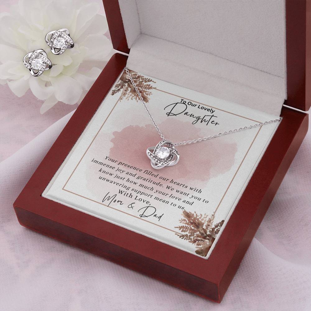 To Our Lovely Daughter | Love Knot | We love you so much