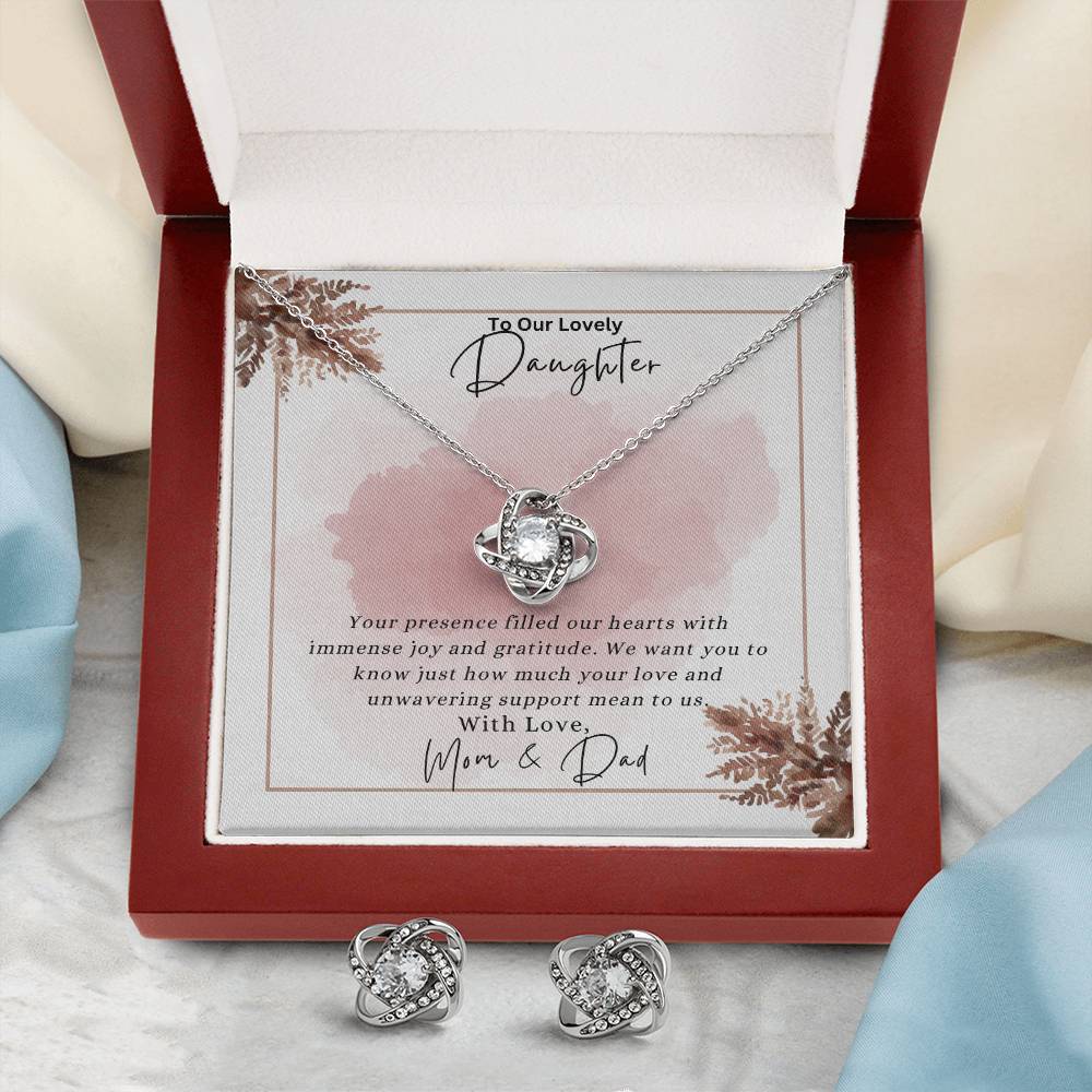 To Our Lovely Daughter | Love Knot | We love you so much