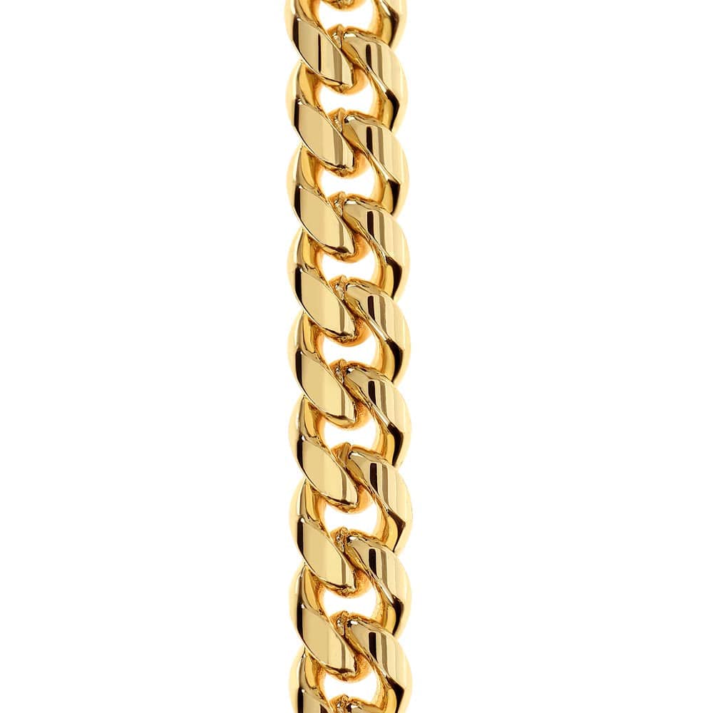 To My Dear Uncle | Cuban Link Chain Necklace | Polished Stainless Steel or Yellow Gold | Perfect Gift