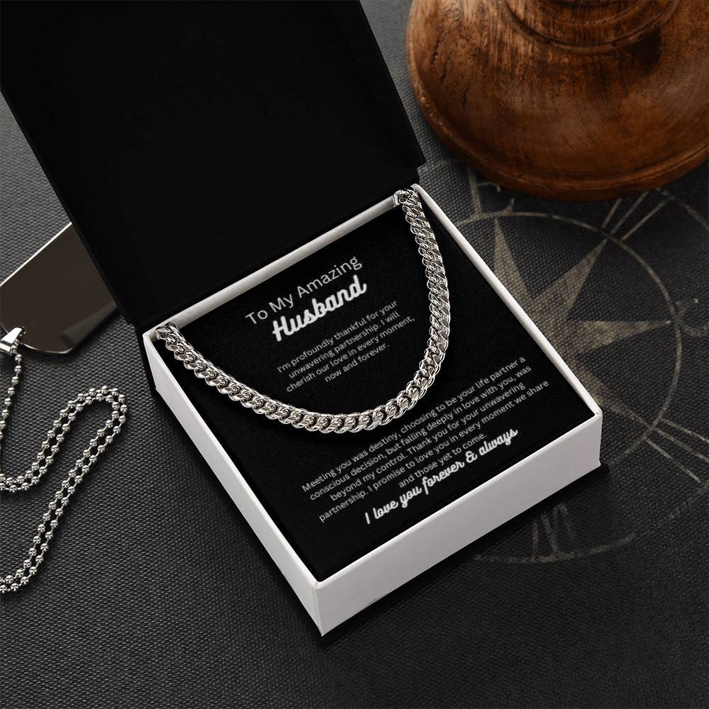 To my amazing husband | This previous Cuban Link Chain is befitting and perfect