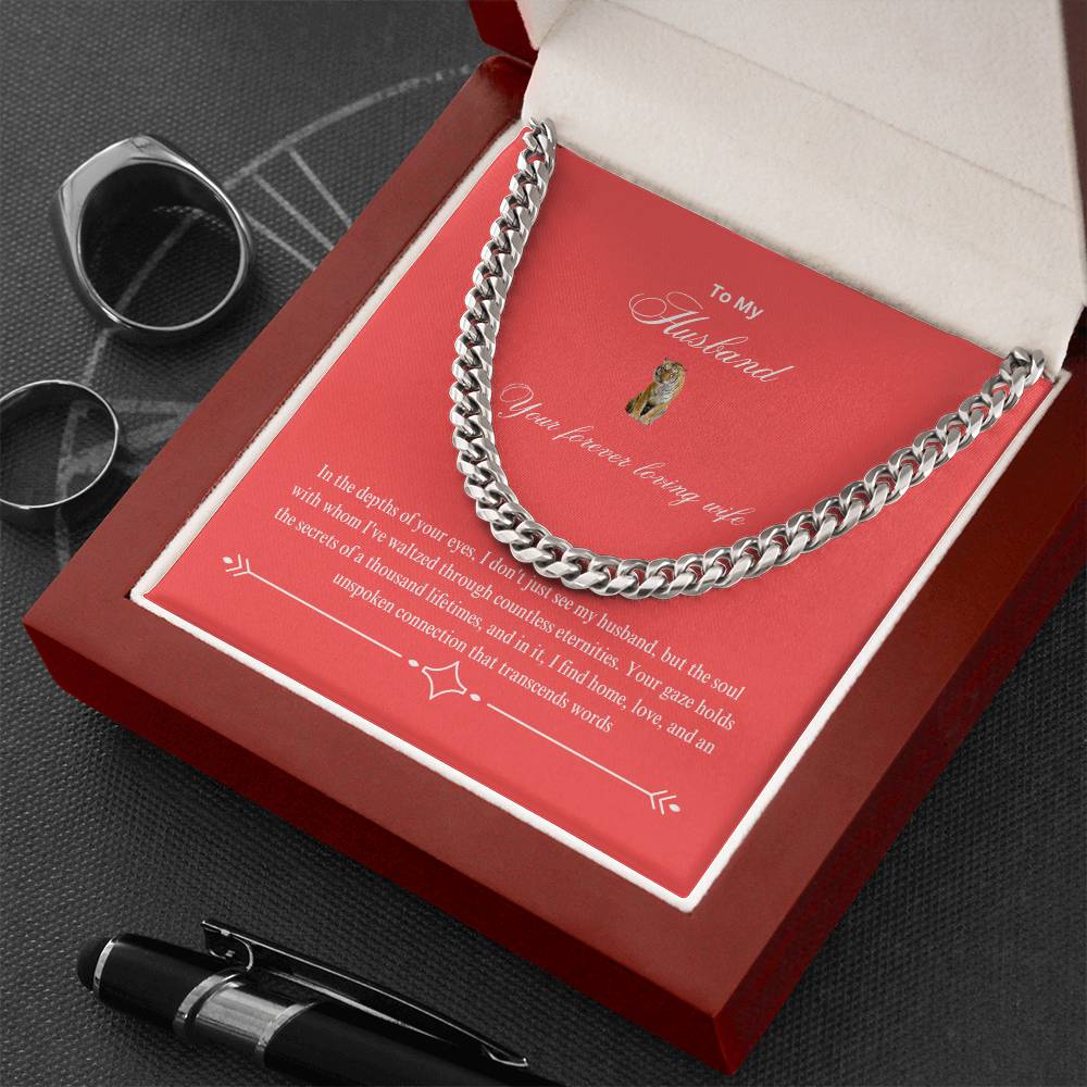To my beloved husband | An impeccably crafted Cuban Link Chain tailored to your unique style and taste