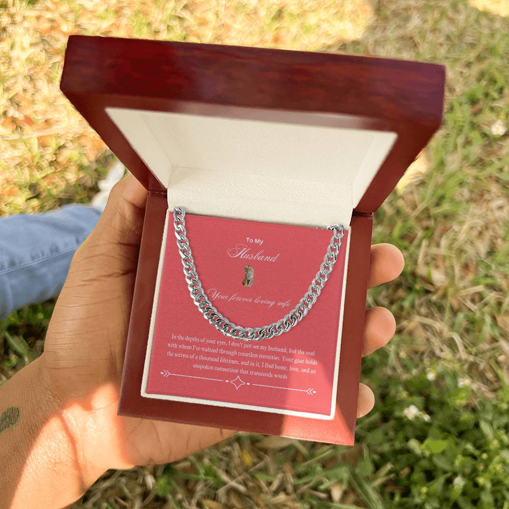 To my beloved husband | An impeccably crafted Cuban Link Chain tailored to your unique style and taste