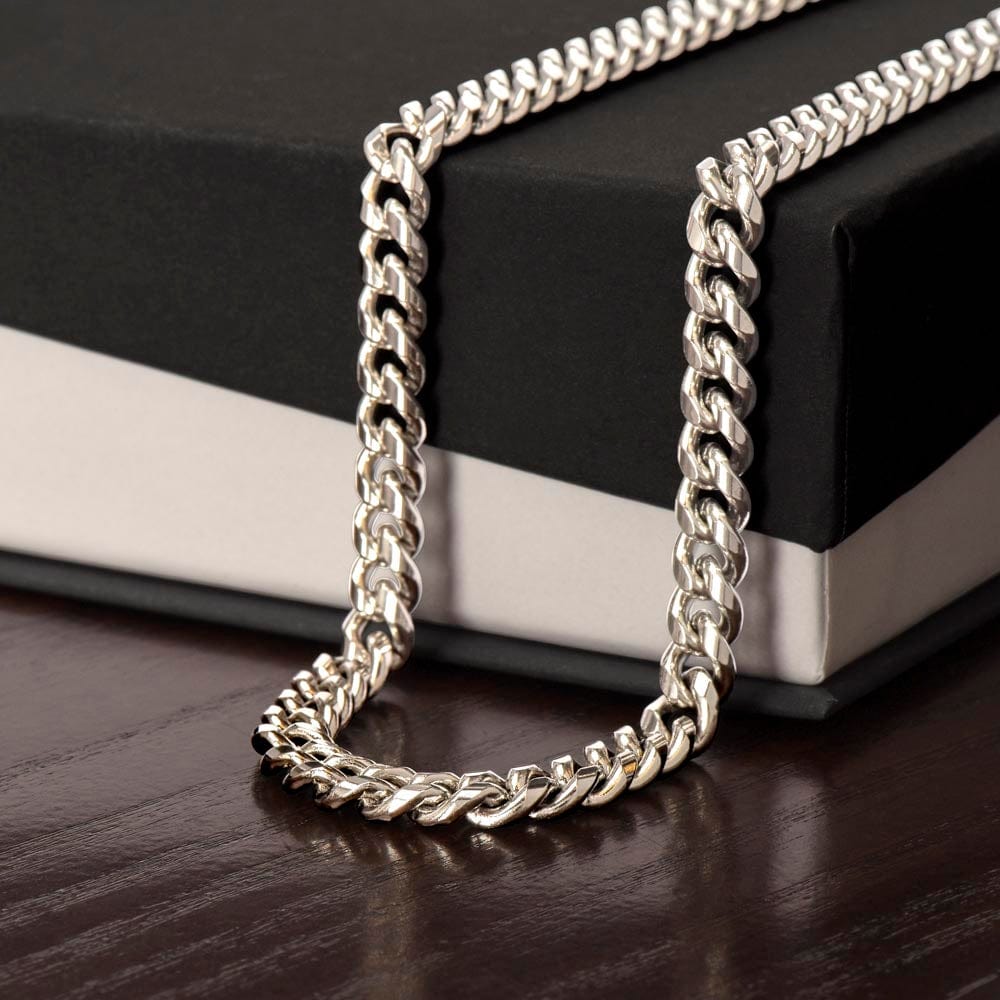 To My Adventurous Husband | Cuban Link Chain Box | I hope fits your collections