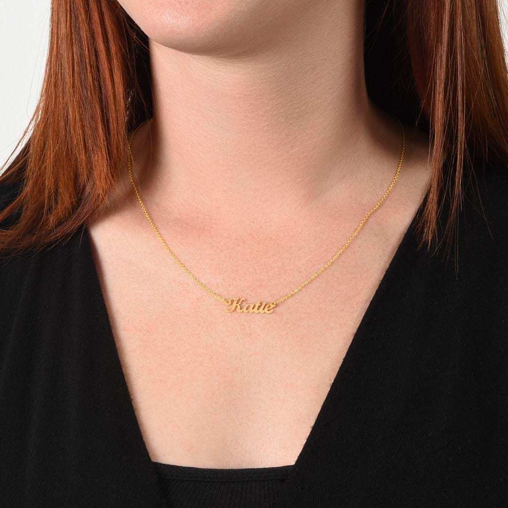To My Dearest Friend | Personalized Name Necklace | Happy Thanksgiving