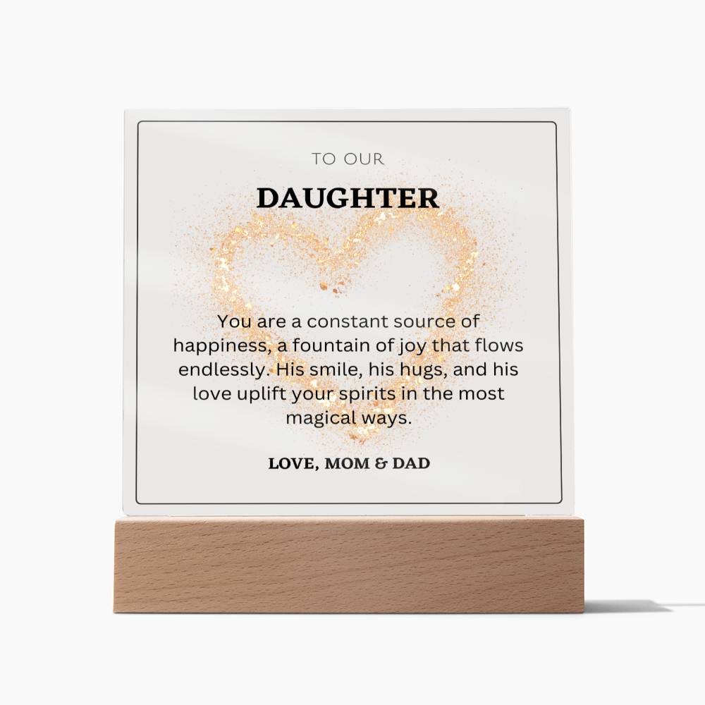 To Our Smart and Gorgeous Princess | A token to serve as a reminder of our support