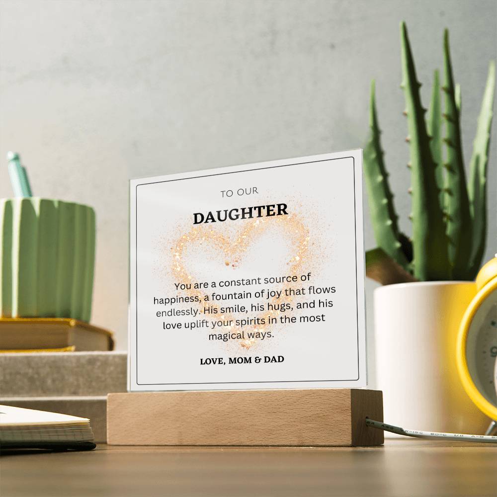 To Our Smart and Gorgeous Princess | A token to serve as a reminder of our support