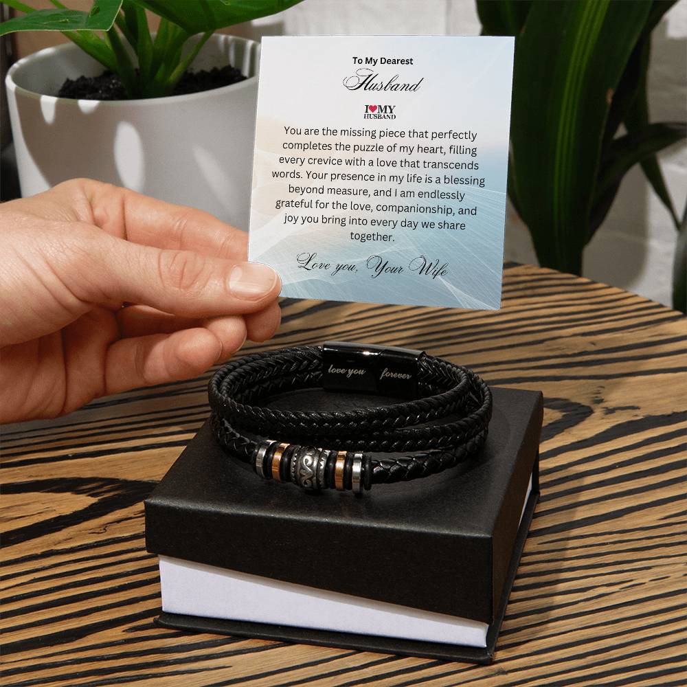 To My husband | Love You Forever bracelet | Prime Gift