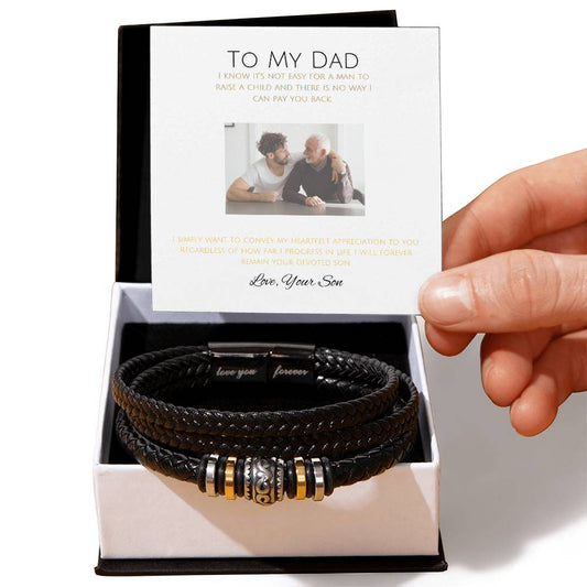To My Role Model Dad | Love You Forever bracelet | A reminder of the bond we share
