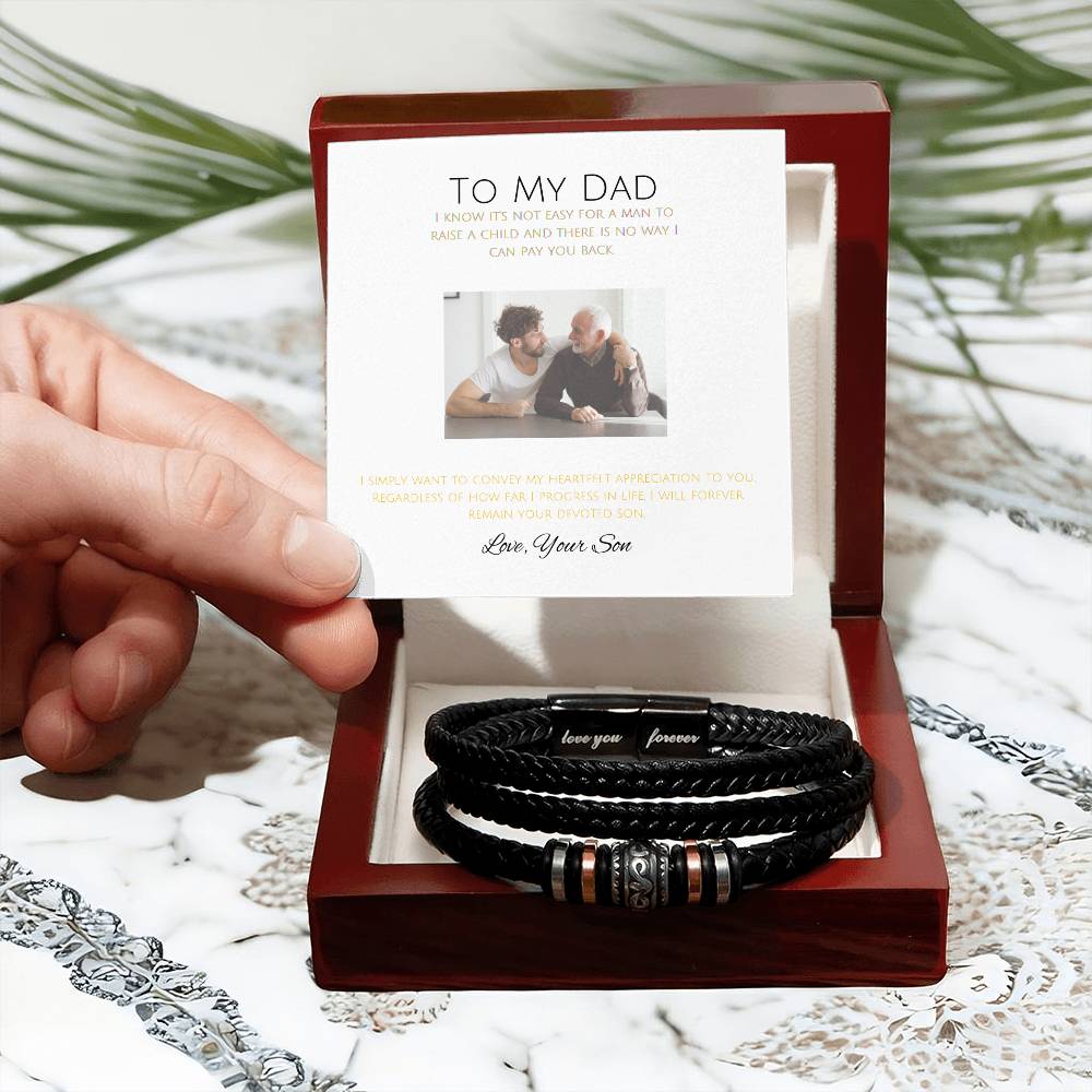 To My Role Model Dad | Love You Forever bracelet | A reminder of the bond we share