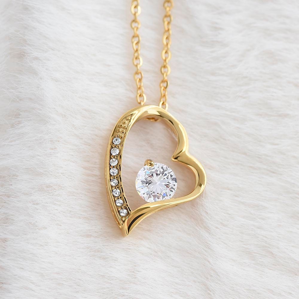 To My Smokin' Soulmate | Forever Love Necklace with Pendant | White or Yellow Gold Finish