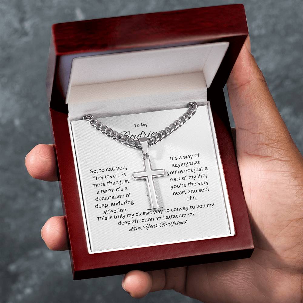 ShineOn Fulfillment Jewelry To My Boyfriend | Cuban Chain Piece | A reminder of my love