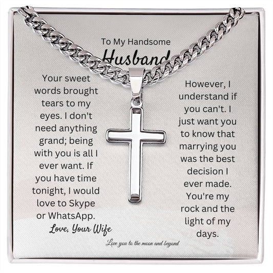 Stainless Steel Chain with Pendantâ |Cuban Chain