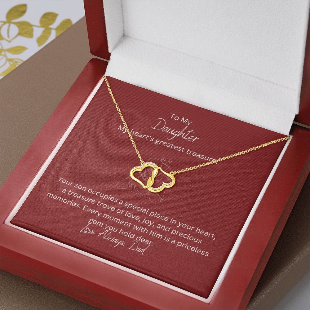 To My Daughter | This token Necklace is a reminder of our everlasting love