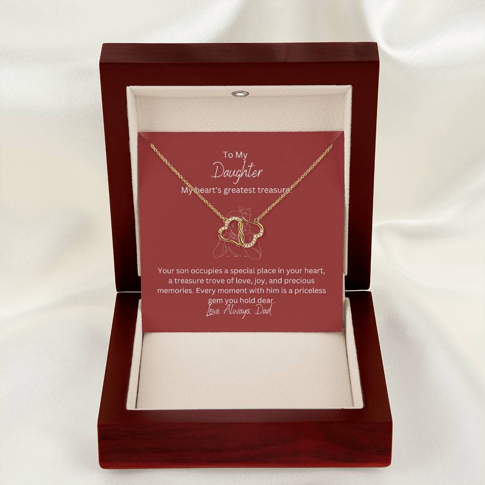 To My Daughter | This token Necklace is a reminder of our everlasting love