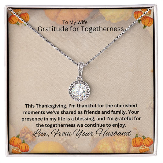 To My Friend on Thanksgiving | Eternal Hope Necklace | Happy Thanksgiving