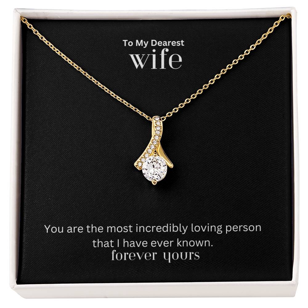 To My Dearest Wife | Alluring Beauty Necklace | The perfect gift crafted just for you