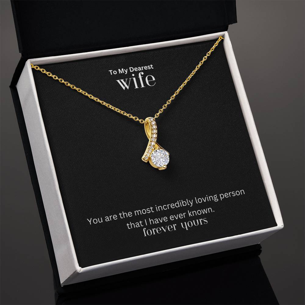 To My Dearest Wife | Alluring Beauty Necklace | The perfect gift crafted just for you