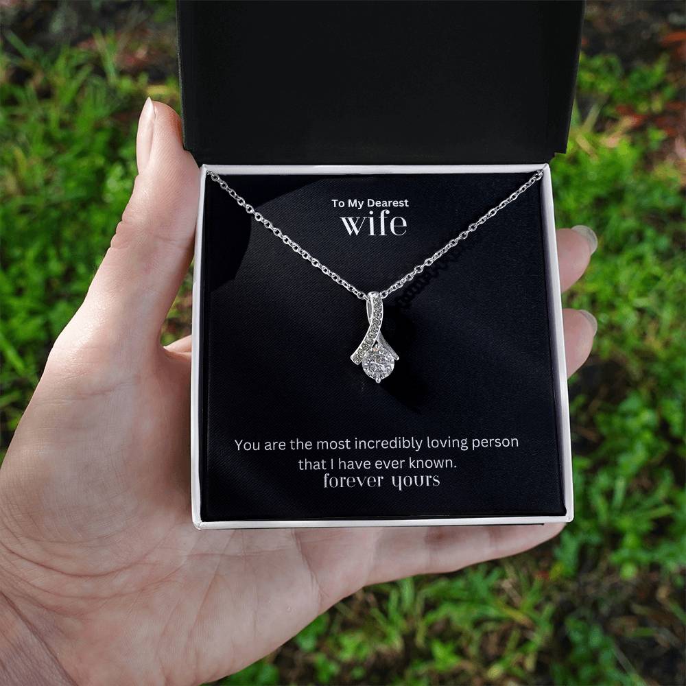 To My Dearest Wife | Alluring Beauty Necklace | The perfect gift crafted just for you