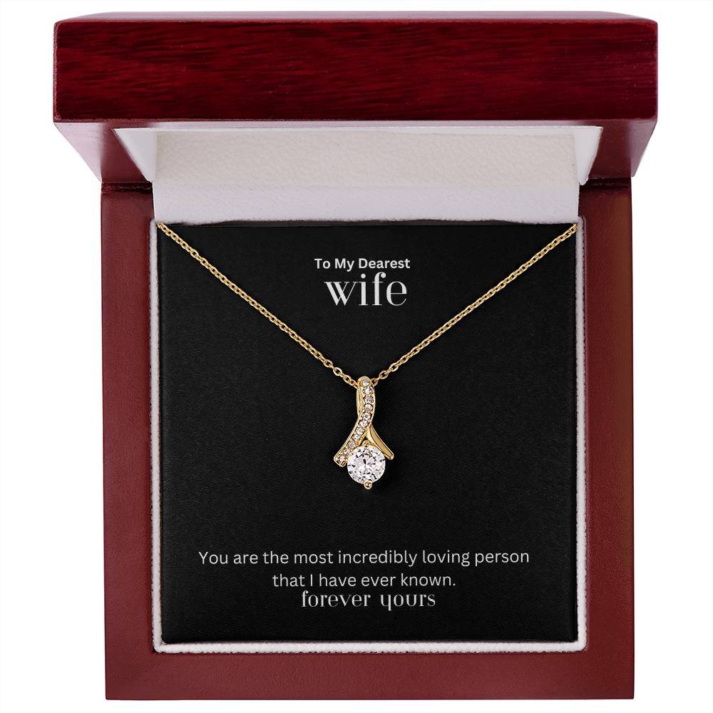 To My Dearest Wife | Alluring Beauty Necklace | The perfect gift crafted just for you