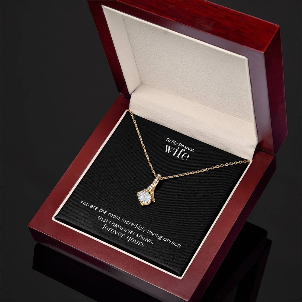 To My Dearest Wife | Alluring Beauty Necklace | The perfect gift crafted just for you