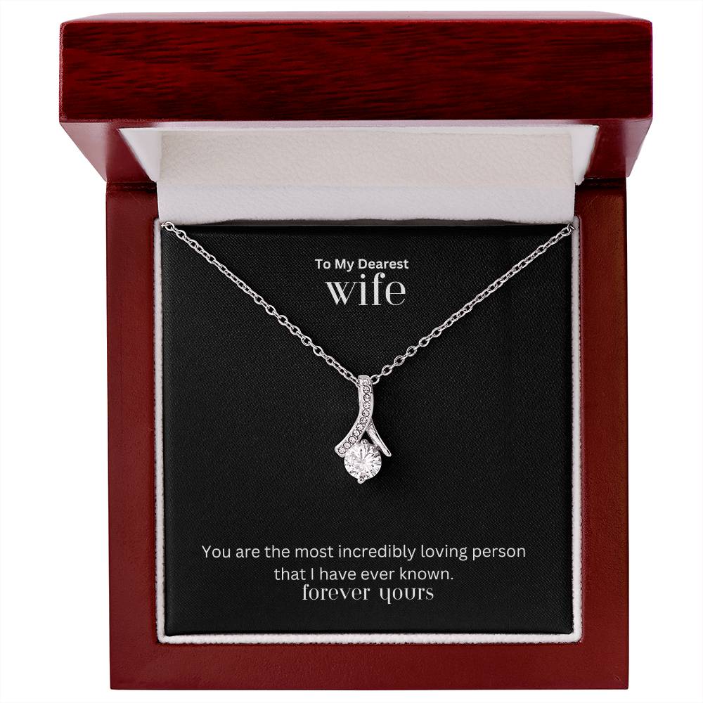 To My Dearest Wife | Alluring Beauty Necklace | The perfect gift crafted just for you