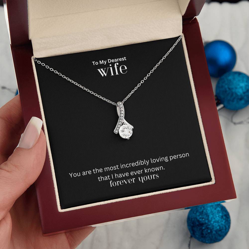 To My Dearest Wife | Alluring Beauty Necklace | The perfect gift crafted just for you