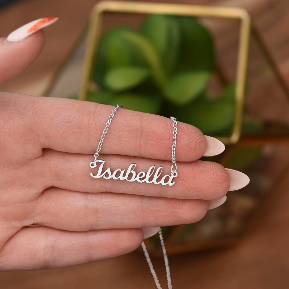 To My Dearest Friend | Personalized Name Necklace | Happy Thanksgiving