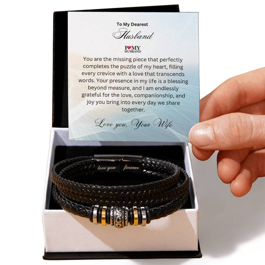 To My husband | Love You Forever bracelet | Prime Gift