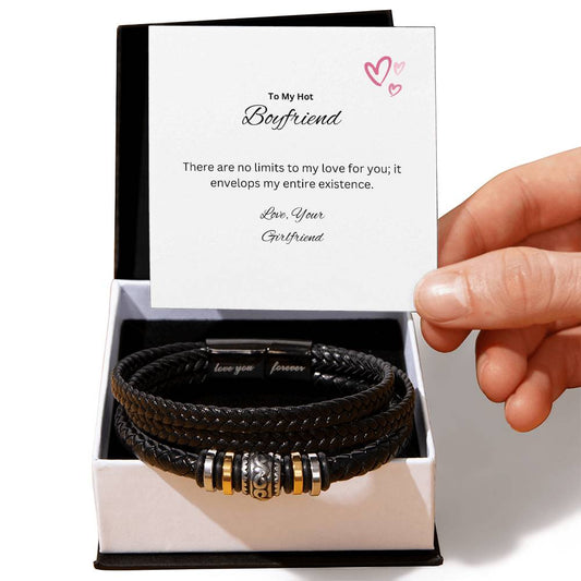 To My Darling Boyfriend | Love You Forever Bracelet | A symbolic gesture of our love