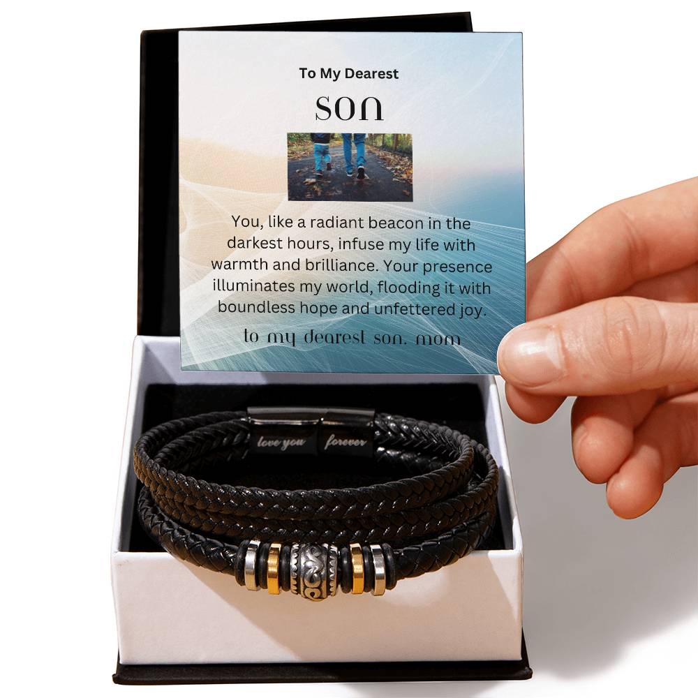 To My Superstar Son | Love You Forever Bracelet | A suitable design for every occasion