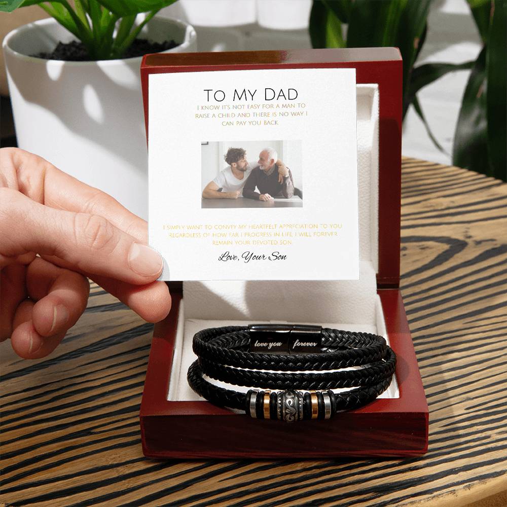 To My Role Model Dad | Love You Forever bracelet | A reminder of the bond we share