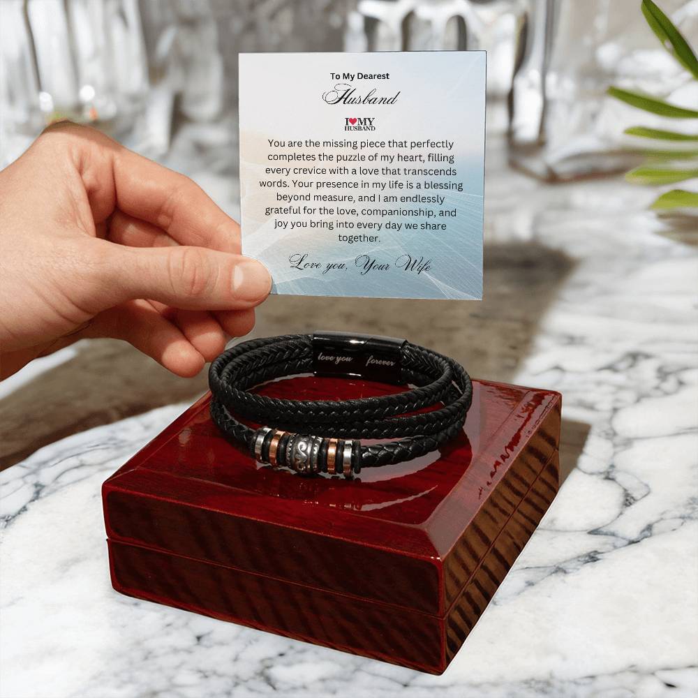 To My husband | Love You Forever bracelet | Prime Gift