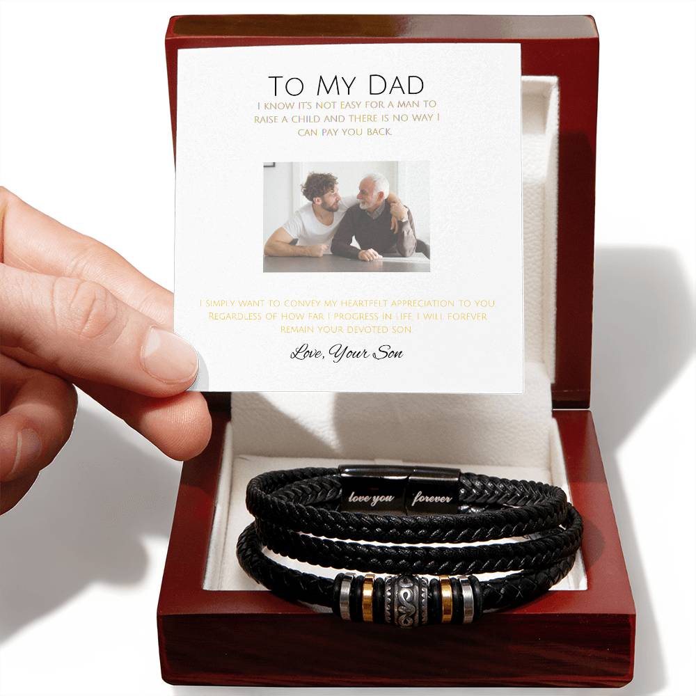 To My Role Model Dad | Love You Forever bracelet | A reminder of the bond we share